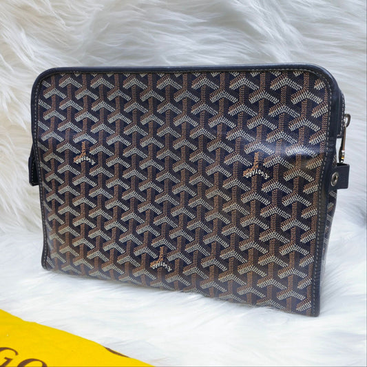 Goyard GM Clutch Bag Special Navy SKU 115320670