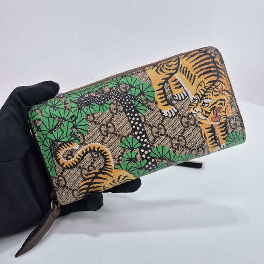 Gucci Supreme Bengal Tiger GG Zip Wallet - SKU80321 115321135