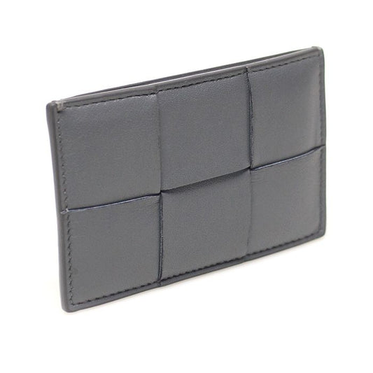 Bottega Veneta Gray Calfskin Intrecciato Card Holder 649597 115519929