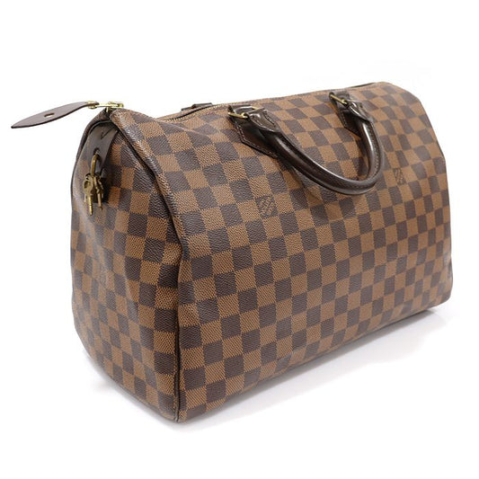 Louis Vuitton Speedy 35 Bag in Damier Ebene Canvas N41523 115531294