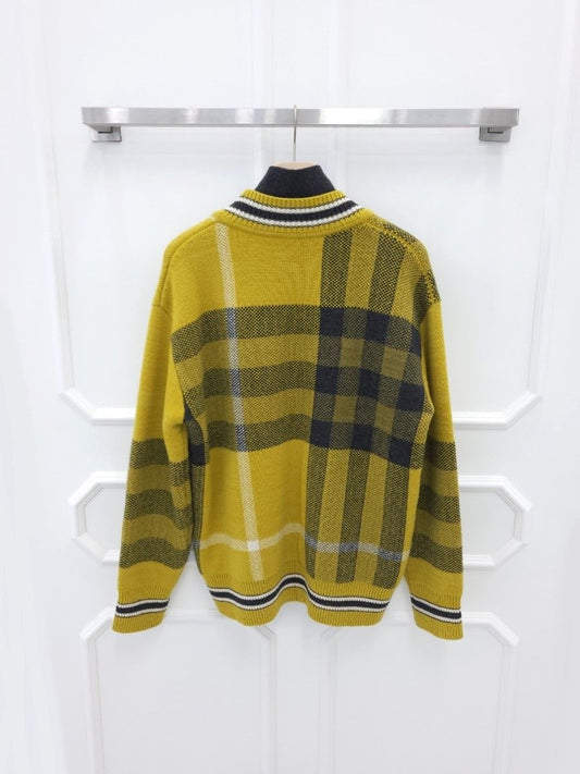 Burberry Check Half-Zip Sweater S 115732731