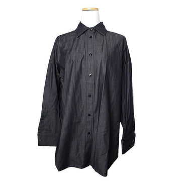 MaxMara Charcoal Grey Cotton Men's Shirt 105 117095464