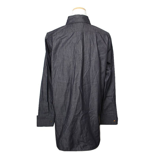 MaxMara Charcoal Grey Cotton Men's Shirt 105 117095464