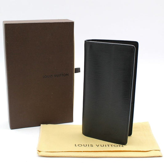 Louis Vuitton Black Ep leather Brazza Wallet Long Wallet M60622 117521033
