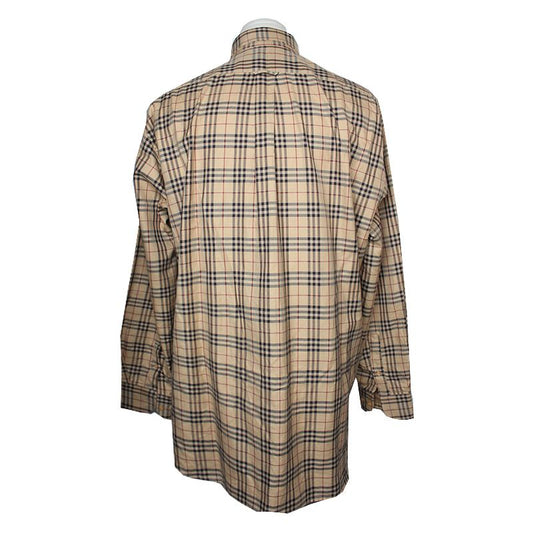 Burberry Beige Tartan Check Men's Shirt 105 117664431