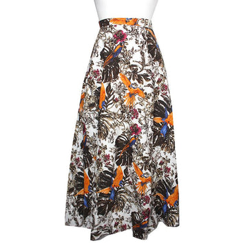 กระโปรงลายทรอปิคอลคอตตอน MaxMara 77 SKU