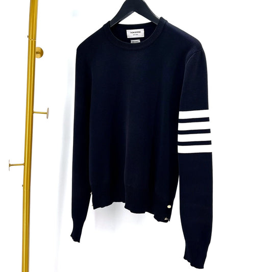 Thom Browne Milano Stitch Diagonal Armband Knit Navy 117812276
