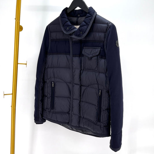 Moncler Wappen Patch Padded Jacket Navy 1 118577482