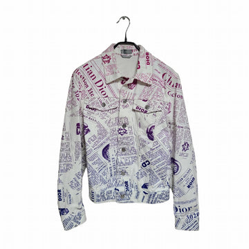 Dior Daniel Arsham Newspaper Gradient Denim Jacket 1171 118608170