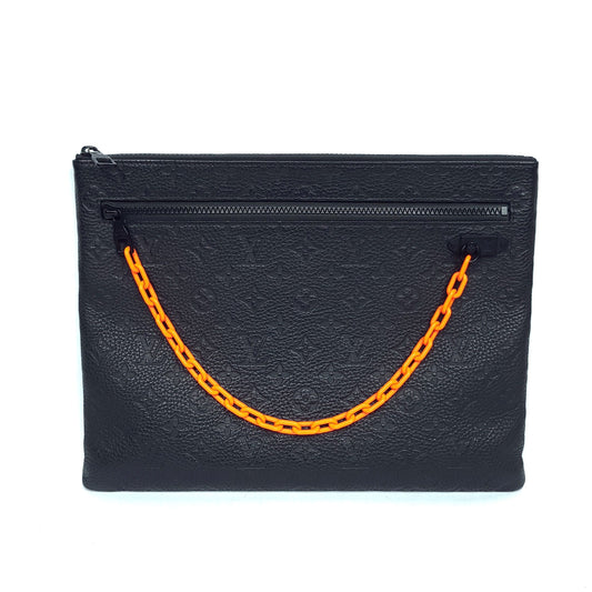 Louis Vuitton Taurillon Monogram Chain Clutch Bag 1270 118981615