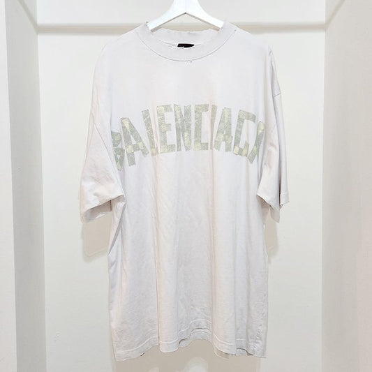 Balenciaga Tape Logo T-Shirt L705695 119059841
