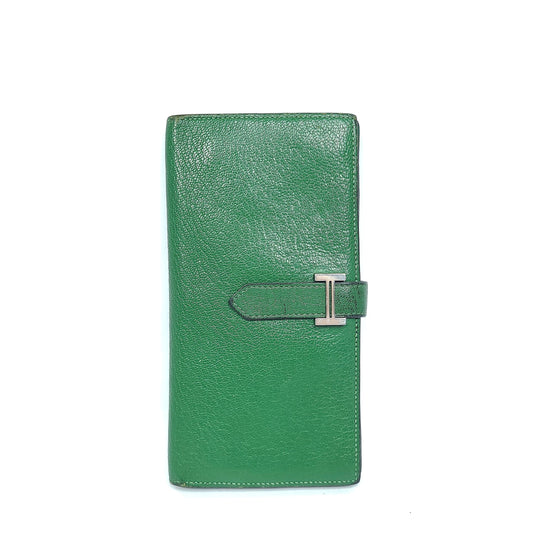 Hermes Beaune Long Wallet Green 1372 119413272