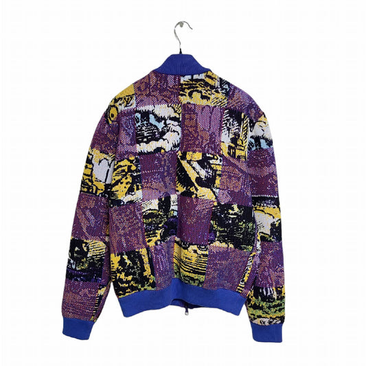 Louis Vuitton Damier Pictorial Knit Bomber Jacket 1435 119568302