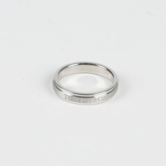 Tiffany & Co 15 Platinum Satin Finish Band Ring 28270377