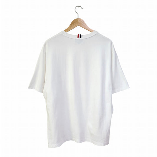 Thom Browne Pocket Three-Stripes Side-Slit Oversized T-Shirt 24ss 1487 119982610