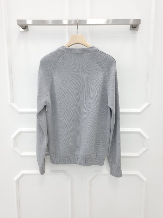 Dior Oblique Insert Knit Gray S 120188854