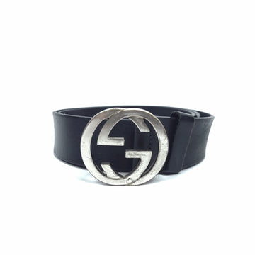 Gucci Interlocking Signature Silver Belt 1503 120196028