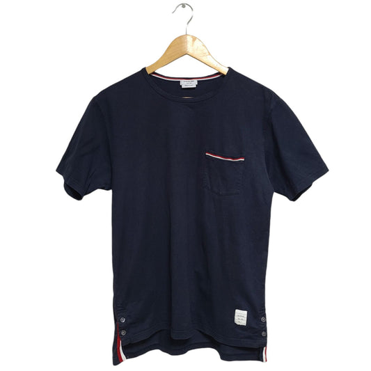 Thom Browne Pocket Striped Short Sleeve T-Shirt 1557 120254193