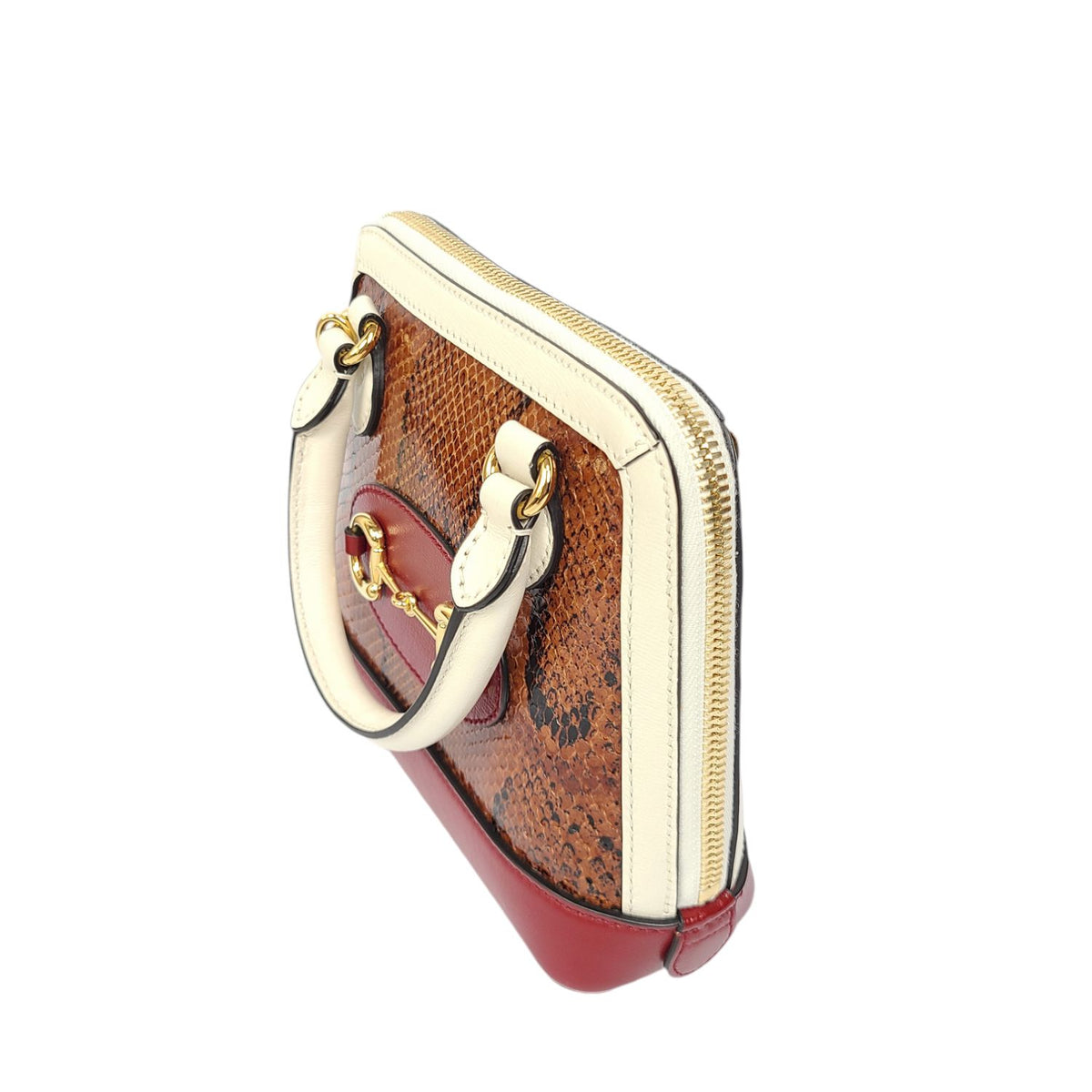 Gucci Precious Skin 1955 Mini Top Handle Bag in Python [1606] – trenbe