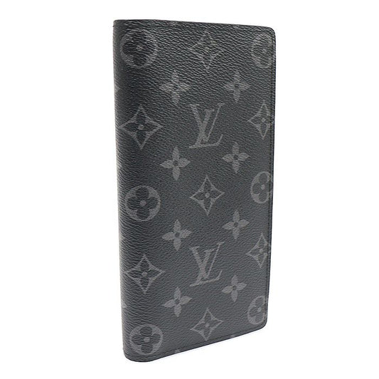 Louis Vuitton Monogram Eclipse Canvas Brazza Wallet Long Wallet 12345 120700794