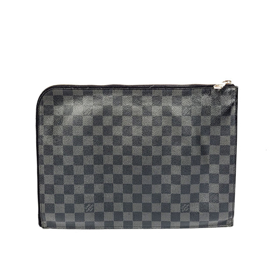 Louis Vuitton Graphite Pochette Jour กระเป๋าคลัทช์ GM [1708]