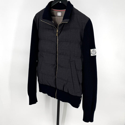 Moncler Gamma Blue Tricot Padded Jacket 121139115