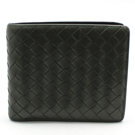 Bottega Veneta Intrecciato Weave Mesh Wallet in Khaki 113993 121703130