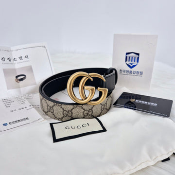Gucci GG Marmont Men's Belt Black 625839 121841978