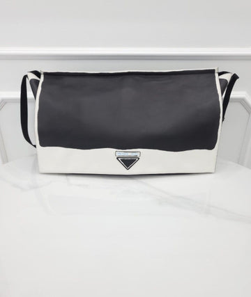 Prada Two-Tone Leather Shoulder Bag 2VD013 122246753