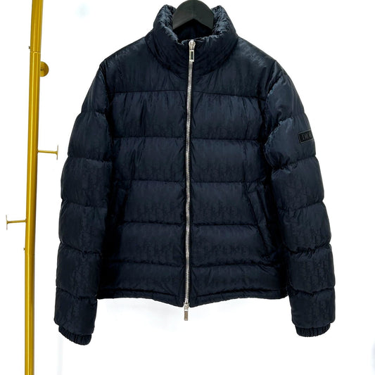 Dior Oblique Padded Jacket Navy 46 122373398