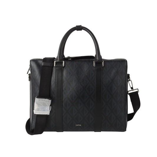Dior Ringo Black CD Diamond Canvas Document Bag 34125Y 122688866