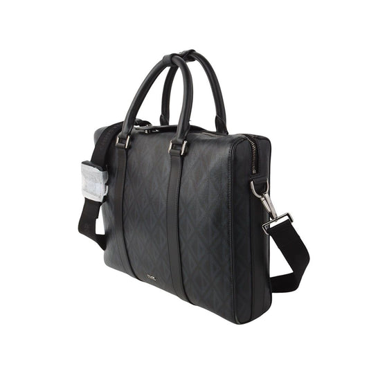 Dior Ringo Black CD Diamond Canvas Document Bag 34125Y 122688866