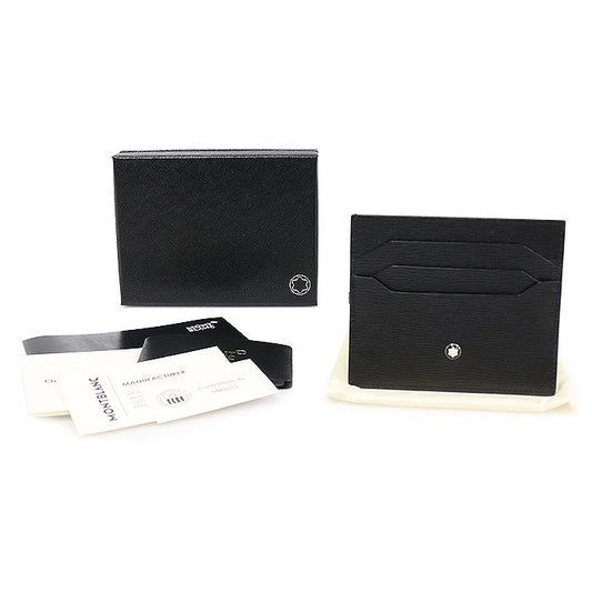 Montblanc Meisterstück 6CC Pocket Card Holder Black Leather 129253 123682445
