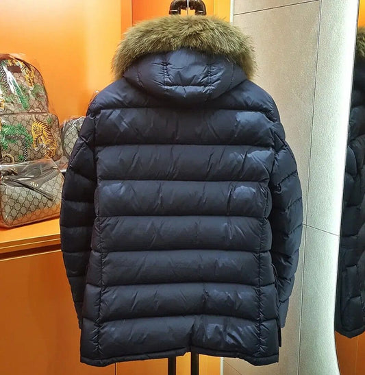 Moncler Cluny Navy Down Jacket 2 124127339