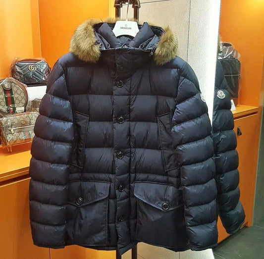 Moncler Cluny Black Down Jacket 5 124127915