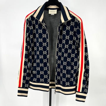Gucci GG Jacquard Zip-Up Jacket L 124140065