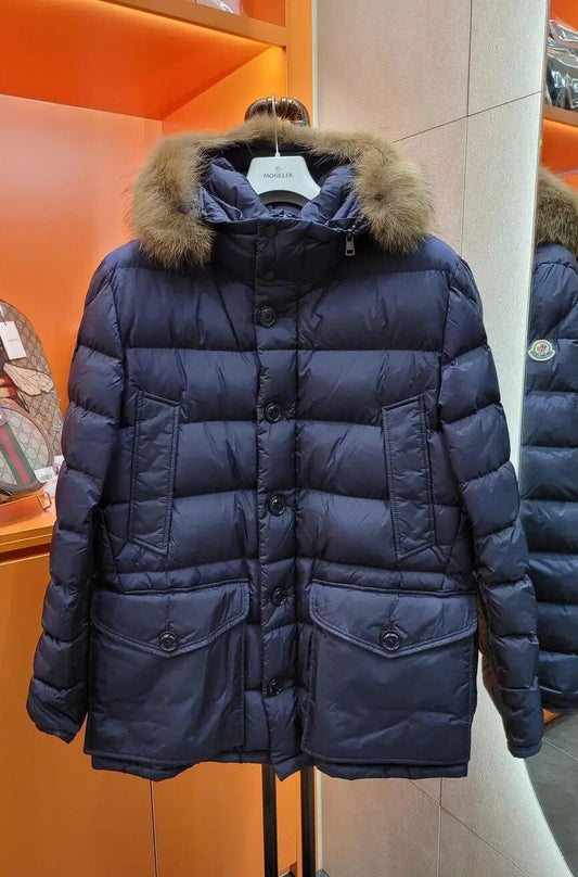 Moncler Cluny Navy Down Jacket 6 124331673