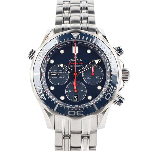 Omega Seamaster 300 Diver Chronograph Blue Dial Men's Watch 212.30.44.50.03.001 125062229
