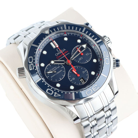 Omega Seamaster 300 Diver Chronograph Blue Dial Men's Watch 212.30.44.50.03.001 125062229