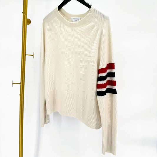 Thom Browne Diagonal Armband Wool Stitch Knit MKA290A 125110551