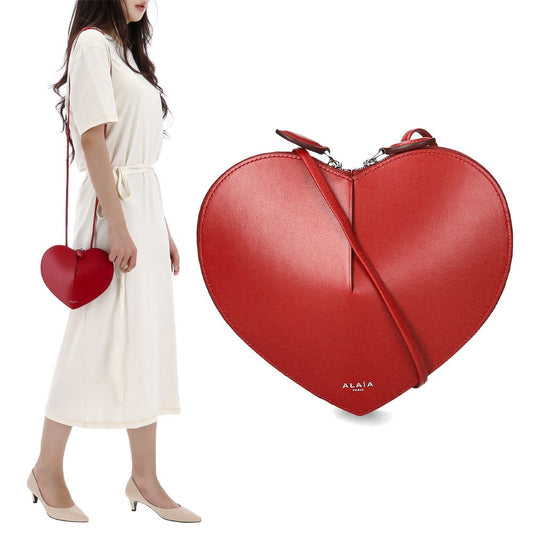 Alaia Herzförmige Umhängetasche aus gestepptem Leder - 25SS AA1P003C0Y75 331