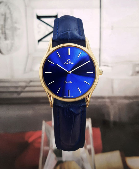 Omega De Ville Men's and Women's Quartz Leather Watch 119961287