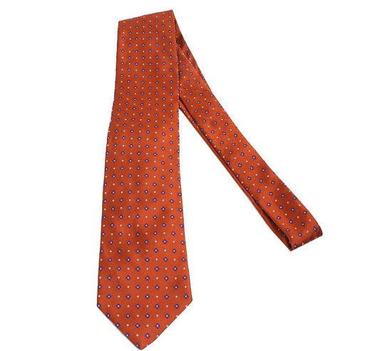 Zegna Bronze Silk Jacquard Tie 32695039