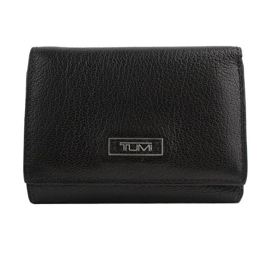 Tumi Black Leather Logo Wallet 12345 26811464