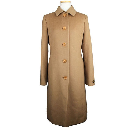 Loro Piana Gold Cashmere Belted Coat 55 36314184