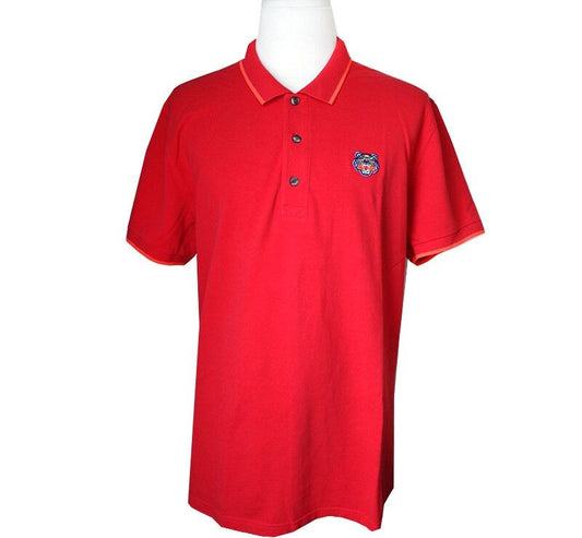 Kenzo Red Tiger Pique Shirt Men 110 34846703