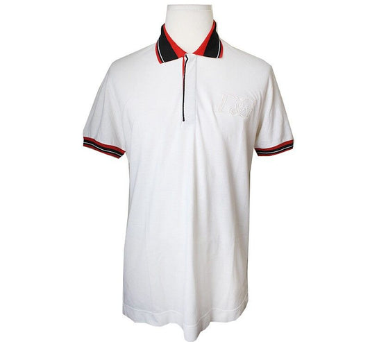Dolce & Gabbana White Pique Shirt Men 105 34846706
