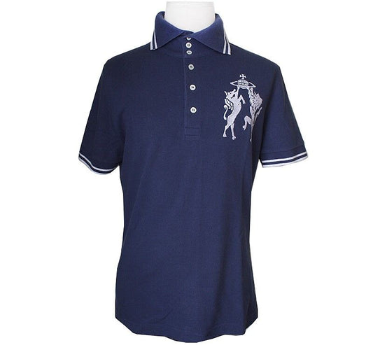 Vivienne Westwood Navy Men's Pique Shirt 105 34846707