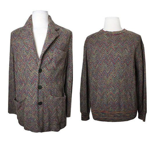 Missoni Men's Multicolor Knit Jacket Set 105 39219863