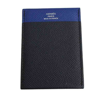 Hermes Black & Blue App Song Card Holder A 26811400